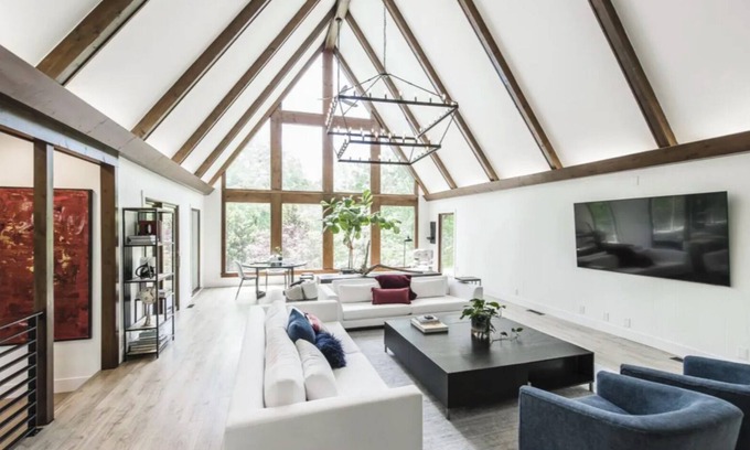 Hendersonville House | Mid-Century A Frame Mansion