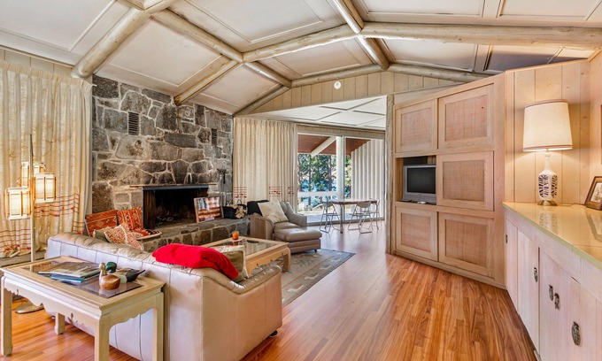 Hayden Lake House | Mid-Century Lakefront Home w/Private Dock, Boat Slip, Great Patio & Huge Views