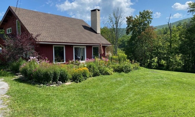 Windham House | Mid Century Modern Chalet with Tennis Court and Catskill Views