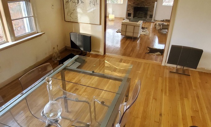 Warwick House | Mid-century modern designer furniture three stories 25 acres