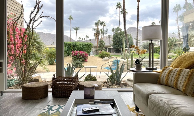 Casa Dorado Condo | Mid Century, Quiet Gated Community. Tennis, Pickleball, Pools, Spa, Pets, Garage