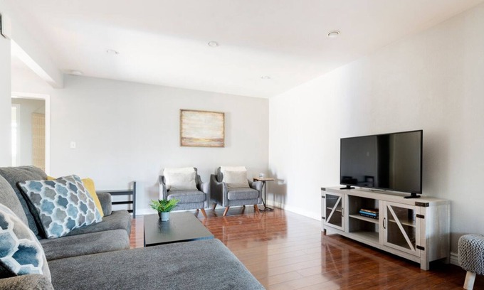 Hacienda Heights House | Mid-Century Retreat: 2-Bedroom Unit with Queen & Single Beds, Entertainment Galore, and Convenient On-Site Washer/Dryer