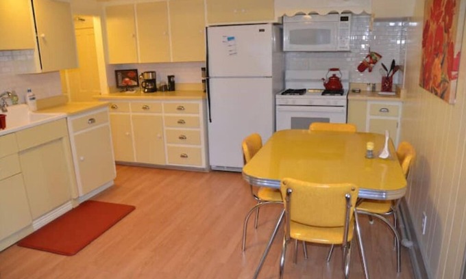 Central Colorado Springs Apartment | MidCentury Garden Level by Downtown