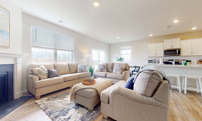 Millville House | Millville By The Sea home with water views, pool, athletic court, gym - dogs ok