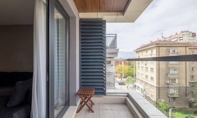 Sofia City Center Apartment | Minimal interior design / Metro Station / Luxury B