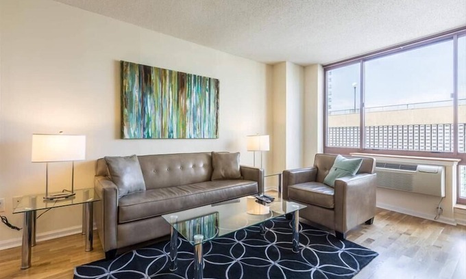 Hoboken Apartment | Mins to NYC | Heart of Hoboken 1BR w/Concierge & Sundeck