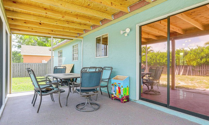 Fort Pierce House | Mins to the Coast: Port St Lucie Home w/Lanai!