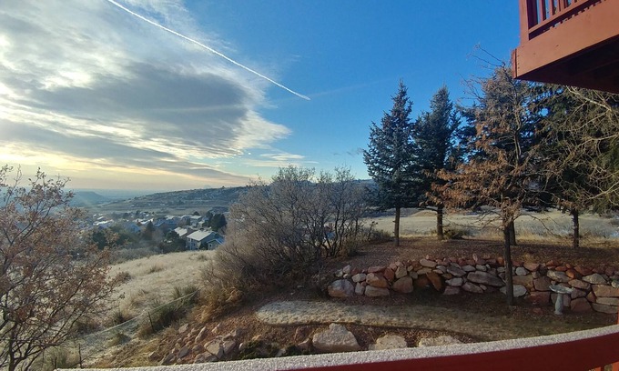 Northwest Colorado Springs House | Minutes from all attractions while enjoying a mountain view from the patio.