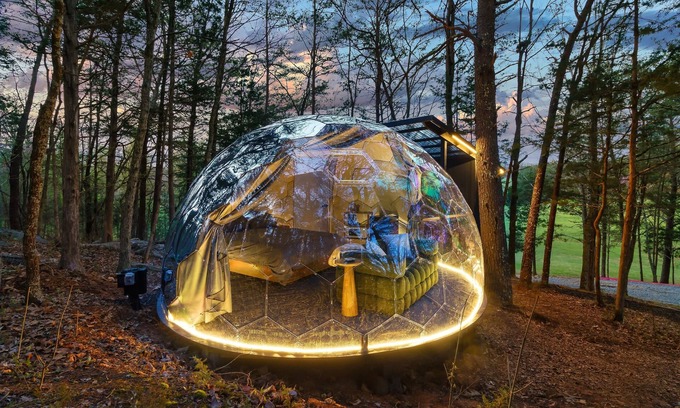 Cosby Cabin | Mirrored Lost Lake Dome In Cosby - Your Ultimate Hideaway!