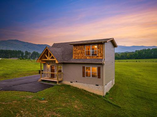 Cosby House | Misty Morning Meadow Breathtaking Smoky Mountain Cabin with Hot Tub, Views, & Free Tickets
