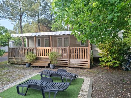 Saint-Julien-en-Born Other | Mobil home 8 personnes 3 chambres