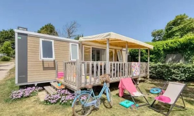 Kerroch House | Mobil-home CONFORT - 3 bedrooms - Large terrace - 34m² 6 persons