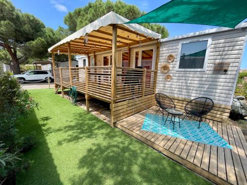 La Cote Radieuse House | Mobil-home tout beau tout neuf, camping 4*, plage à pied !