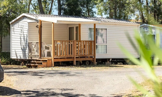 Proissans House | Mobile home Einfache Terrasse