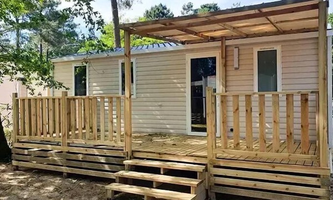 La Roquette-sur-Siagne House | Mobile home Einfache Terrasse