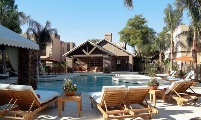 North Scottsdale Condo | Modern 2BR/2BA Retreat: Ground Floor/Pool, Spa, Gym/North Scottsdale Getaway
