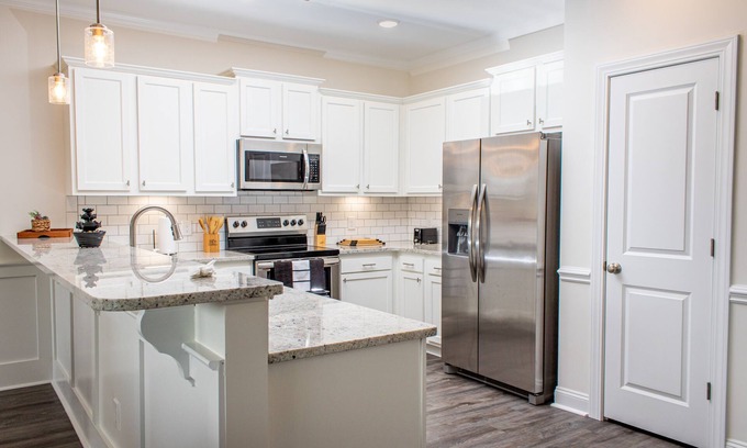 Greenville House | Modern 3BD 3BA Luxury Retreat Near ECU Smart Home, Fast WiFi & EV Charging!