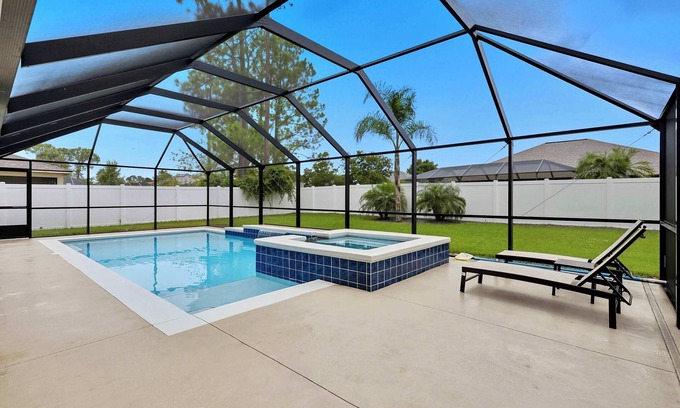 Palm Harbor House | Modern 4BR Retreat Near Beach + Heated Pool