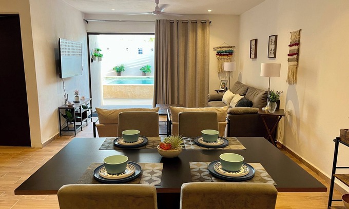 Isla Mujeres Apartment | Modern and charming apartment with pool in Punta Sur