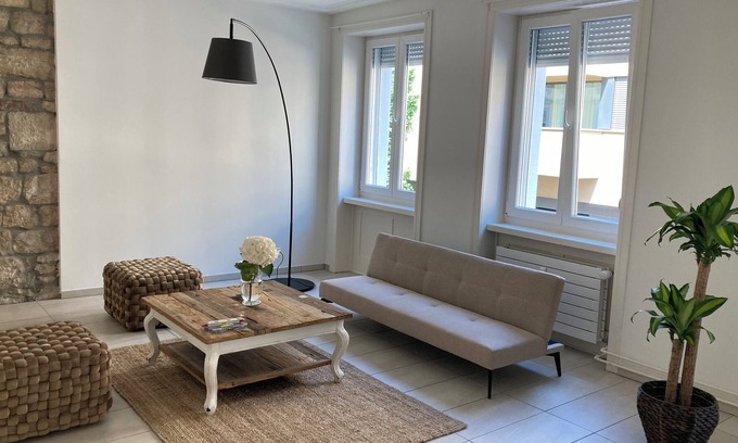 Basel City Centre Apartment | Modern Apartment, 4 Bedrooms, Central Location, Sauna, Patio