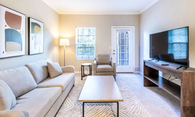 Garner Apartment | Modern Apartment in Prime Location (ID7473X04)