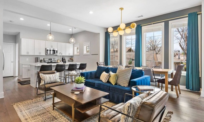 Historic Waverly House | Modern Bliss w/Garage by 12 South, Restaurants & 2 miles Broadway