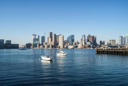 Jeffries Point Apartment | Modern Coastal City Stay Waterfront and Airport