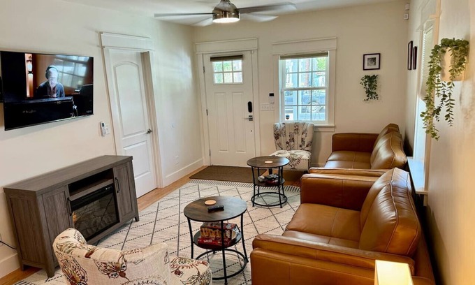 The Old Commons House | Modern Cottage Downtown. Pets are allowed