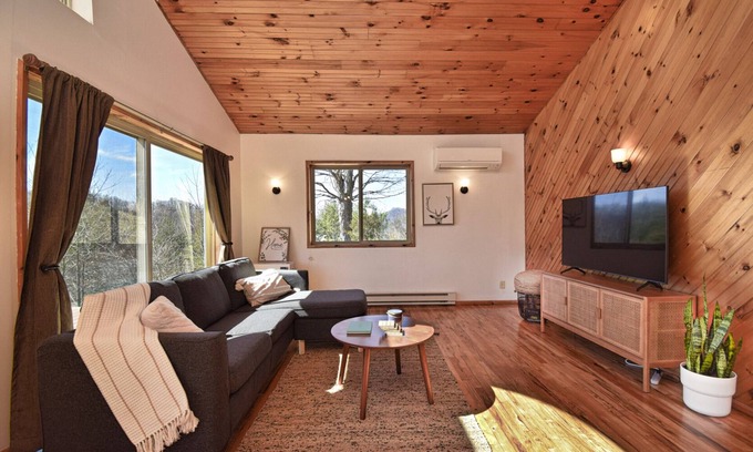 Vilas Cabin | Modern Cozy Cabin Views near Downtown Boone