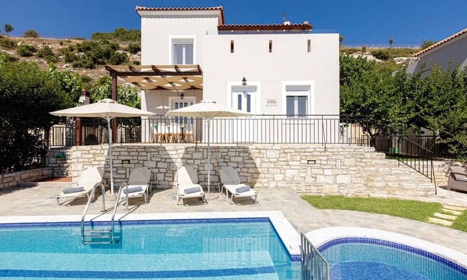 Agia Triada Villa | Modern Crete Villa | Villa Olive Essence | 3 Bedrooms | Private Pool with.