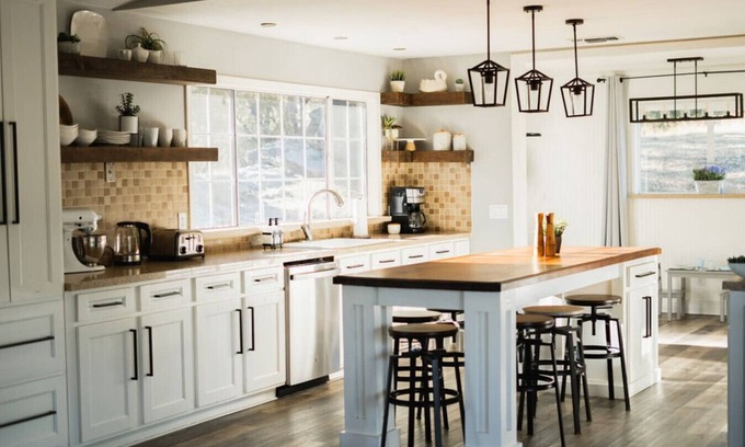 Ahwahnee House | Modern Farmhouse by Casa Oso with hot tub/views