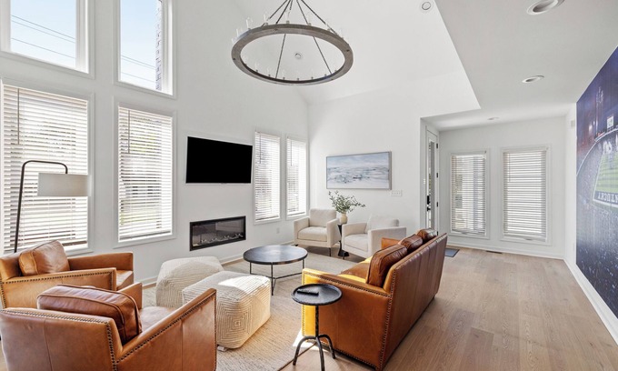 Lexington House | Modern Game Day 6 Bedroom 6 Bath House with Modern Amenities and Large Swim Spa