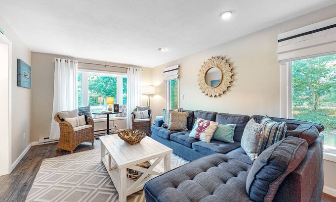 West Tisbury House | Modern home in a great location with large yard & private patio
