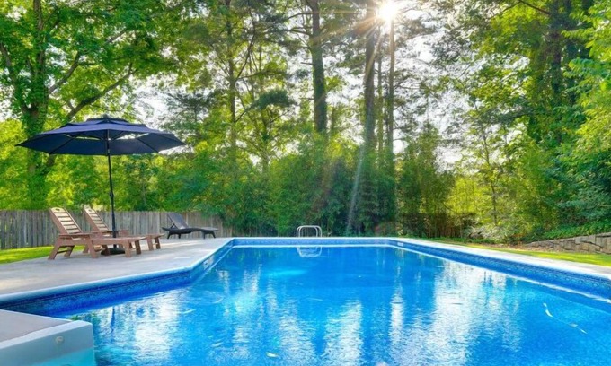 Lawrenceville House | Modern Home - Private Pool in Atlanta Suburb