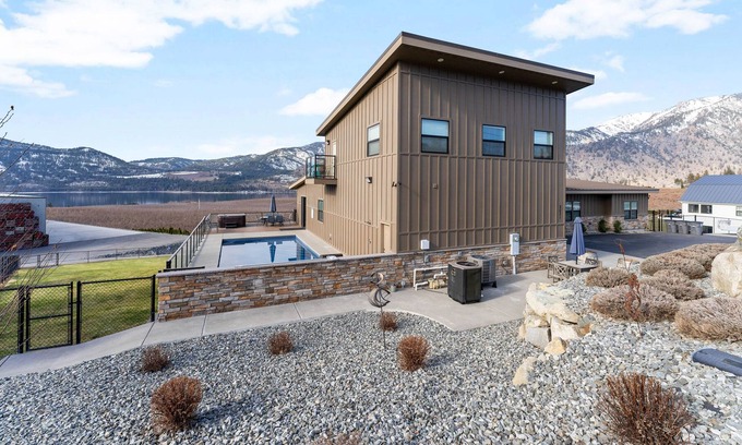Manson House | Modern Home w/ Lake Chelan Views, Private Pool, Hut Tub, & Game Room