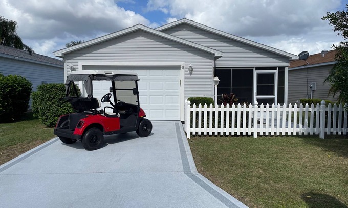 Liberty Park House | Modern Home with Golf Cart, Enclosed Lanai & Close to Lake Sumter Landing