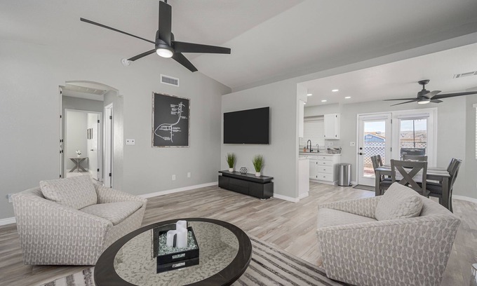 Holiday Shores House | Modern home, with patio, near river and low cleaning fee