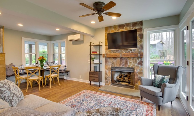 Nellysford Cabin | Modern Nellysford Getaway on 40 Private Acres!