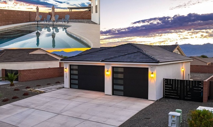 Bullhead City House | Modern Pool Oasis, Close to Lake, River, and Casinos!
