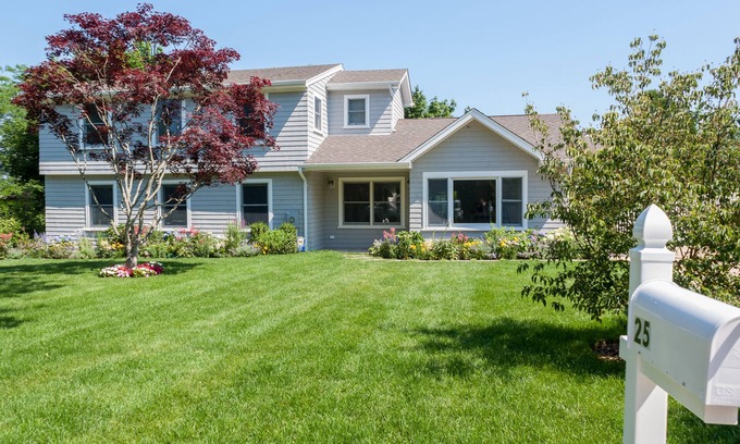 Village of Southampton House | Modern Southampton Village Home with Heated Pool