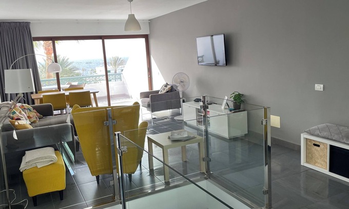 Puerto del Carmen Apartment | Modern, spacious apartment with sea-view, centrally located, near beach & shops.