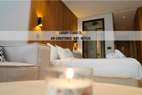 Casablanca Apartment | Modern Studio with Balcony - Prime Location