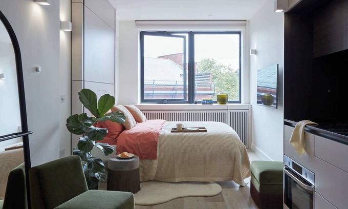 Harrow Apartment | Modern Studios w/Gym & Rooftop | The Hill by Nestor
