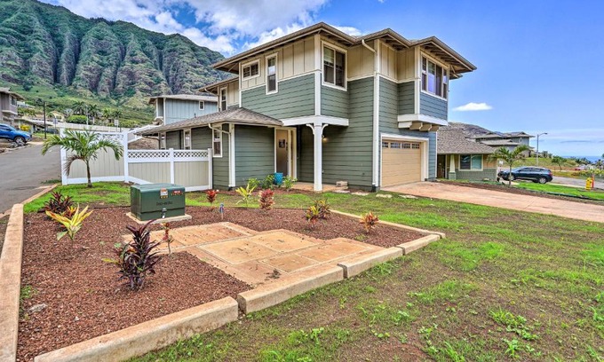 Makaha Valley House | Modern Waianae Home with Mountain and Valley View