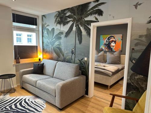 Kropeliner-Tor-Vorstadt Apartment | Moderne 50 qm Unterkunft Monkey