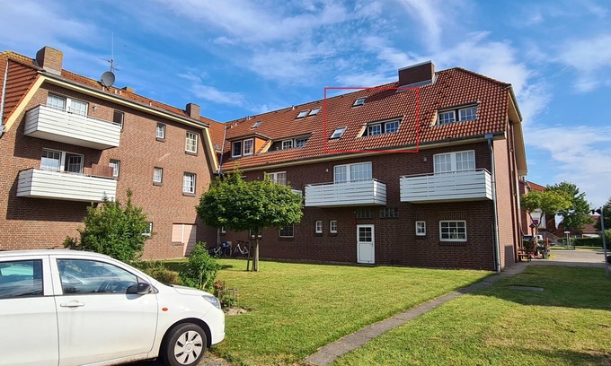 Friedrichskoog-Spitze Apartment | Modernized vacation apartment Friedrichskoog-Spitze, opposite the mother-child clinic