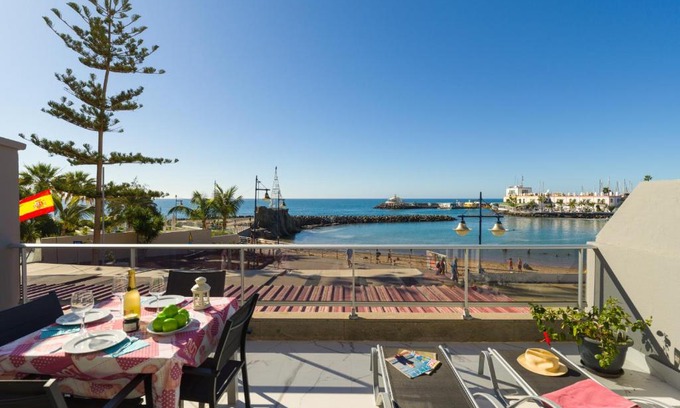 Playa de Mogan House | Mogan Beach Blue Sky