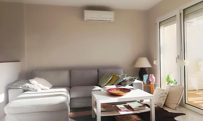 Torremolinos Apartment | MON - Lovely 3 bedroom duplex with pool & great sea view