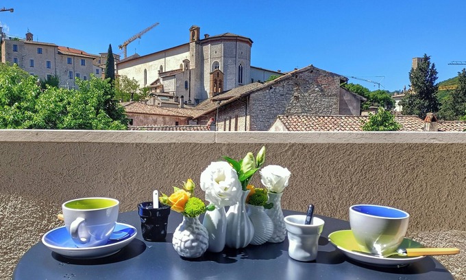 Spoleto Apartment | Monastero del Palazzo Casa Vacanze, apartment with panoramic terrace