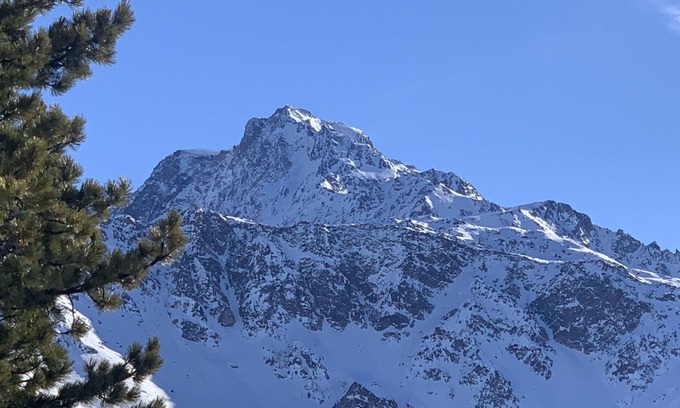 Montchavin Apartment | Montchavin Les Côtes vue Mont Blanc